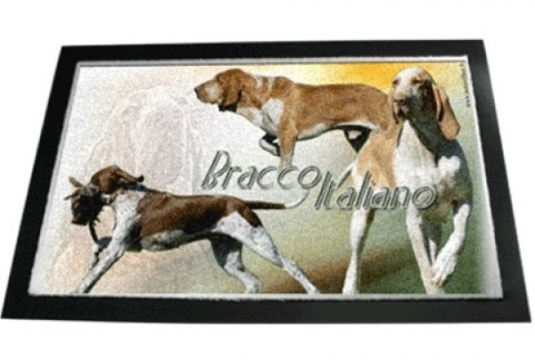 Designer Fussmatte Bracco Italiano / Italienischer Vorstehhund