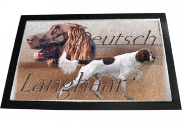 Designer Fussmatte Deutsch Langhaar