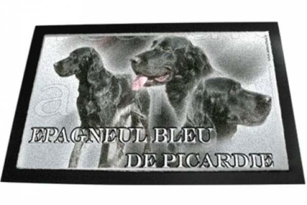 Designer Fussmatte Epagneul Bleu de Picardie