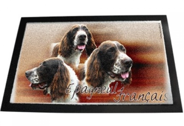 Designer Fussmatte Epagneul Francais / Französischer Spaniel