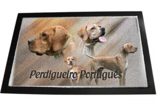 Designer Fussmatte Perdigueiro Portugues / Portugiesischer Vorst