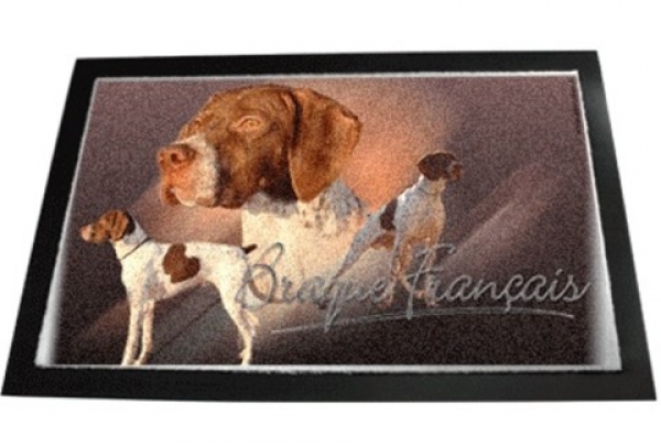 Designer Fussmatte Braque francais / Französischer Vorstehhund