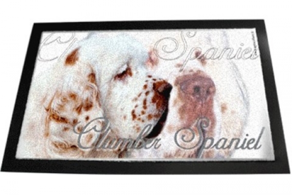 Designer Fussmatte Clumber Spaniel