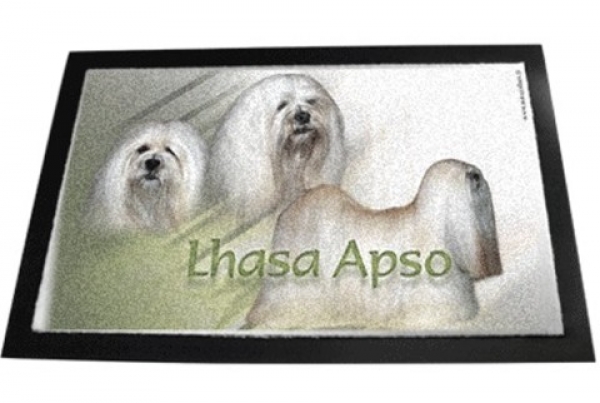 Designer Fussmatte Lhasa Apso / Löwenhund