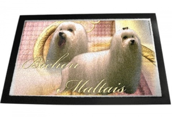 Designer Fussmatte Malteser / Maltese