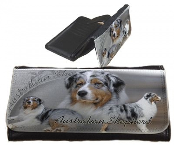 Frauen Geldbörse Brieftasche Australian Shepherd Dog 2