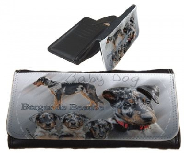 Frauen Geldbörse Brieftasche Beauceron 3 Welpen
