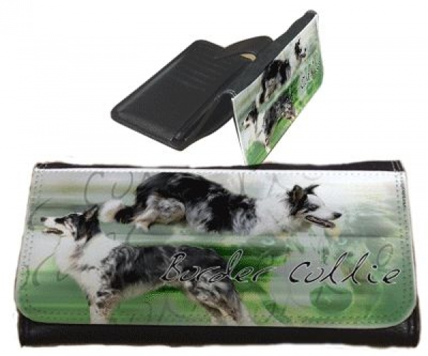 Frauen Geldbörse Brieftasche Border Collie 4