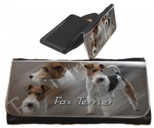 Frauen Geldbörse Brieftasche Fox Terrier 2 Drahthaar