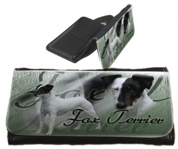 Frauen Geldbörse Brieftasche Fox Terrier 3 Glatthaar