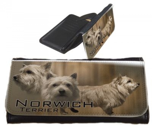 Frauen Geldbörse Brieftasche Norwich Terrier