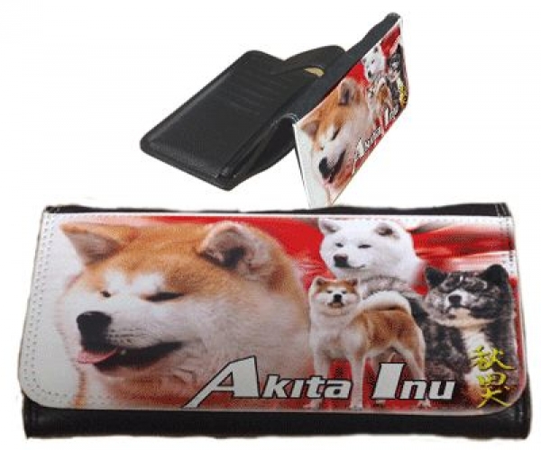 Frauen Geldbörse Brieftasche Akita Inu 1 farb mix