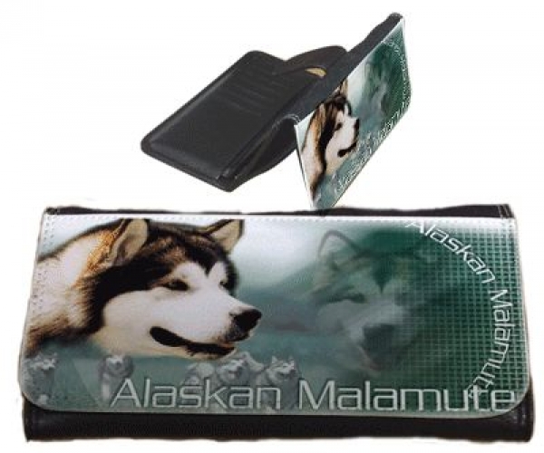 Frauen Geldbörse Brieftasche Alaskan Malamute 2