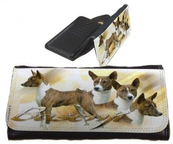 Frauen Geldbörse Brieftasche Basenji
