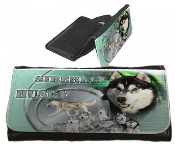 Frauen Geldbörse Brieftasche Siberian Husky 2