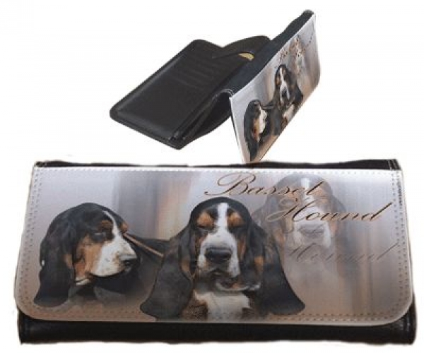 Frauen Geldbörse Brieftasche Basset Hound 2