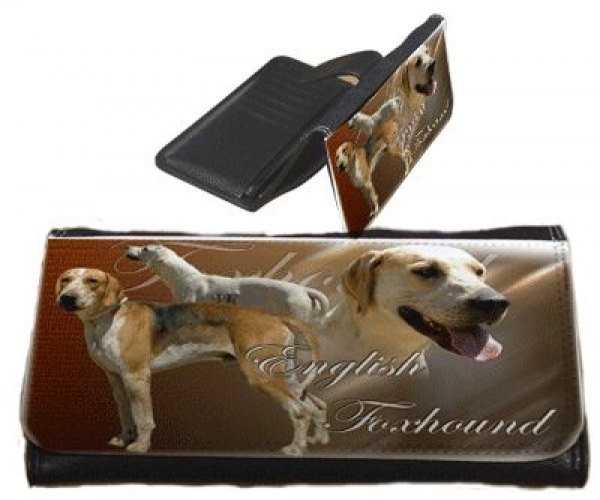 Frauen Geldbörse Brieftasche English Foxhound