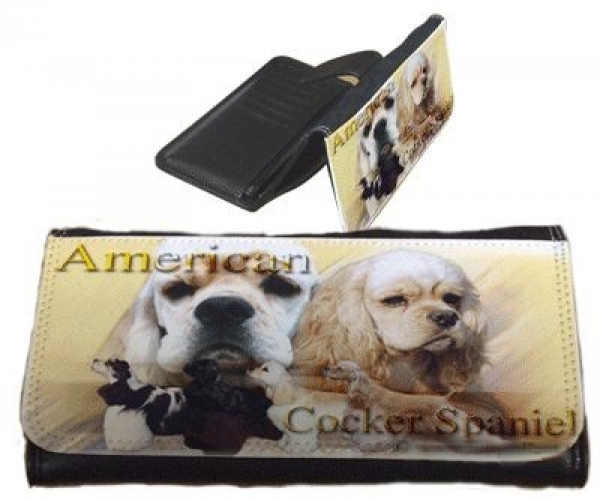 Frauen Geldbörse Brieftasche American Cocker Spaniel