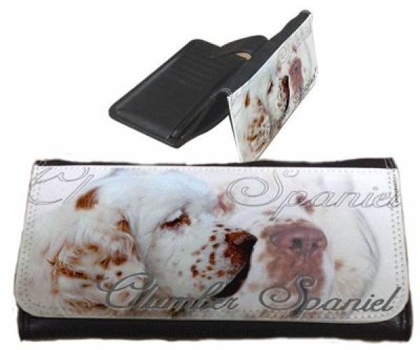 Frauen Geldbörse Brieftasche Clumber Spaniel