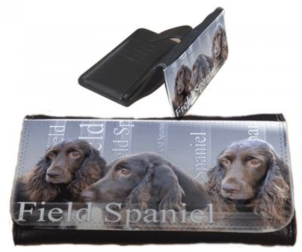 Frauen Geldbörse Brieftasche Field Spaniel