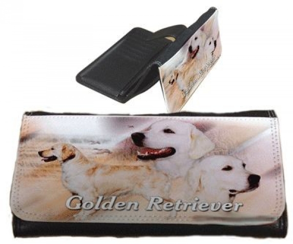 Frauen Geldbörse Brieftasche Golden Retriever 1