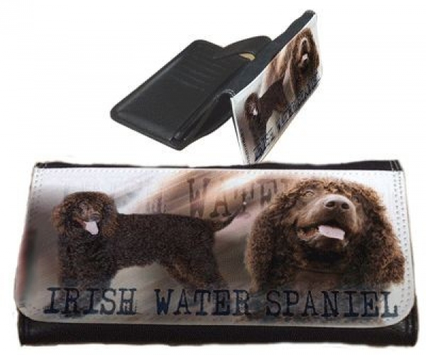 Frauen Geldbörse Brieftasche Irish Water Spaniel / Irischer Wass