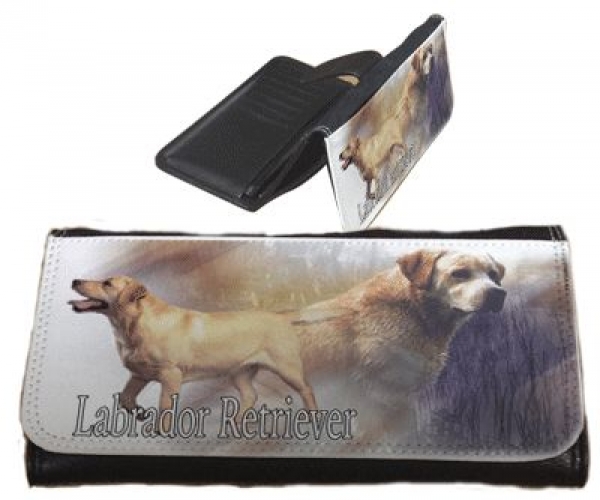 Frauen Geldbörse Brieftasche Labrador Retriever gelb / blond 2