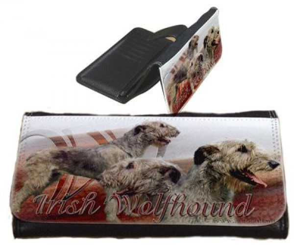 Frauen Geldbörse Brieftasche Irish Wolfhound 1