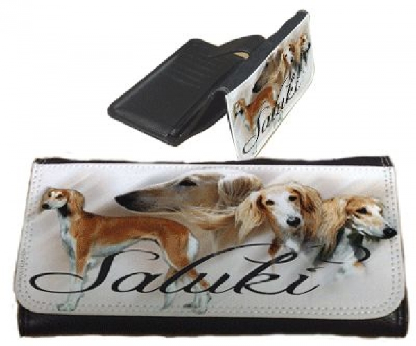 Frauen Geldbörse Brieftasche Saluki / Persischer Windhund