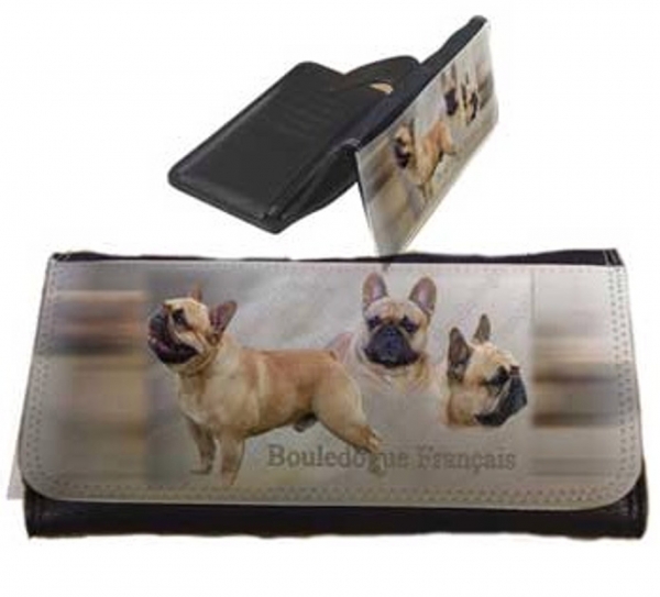 Frauen Geldbörse Brieftasche Französische Bulldogge 2