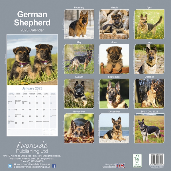 Kalender 2023 Deutscher Schäferhund
