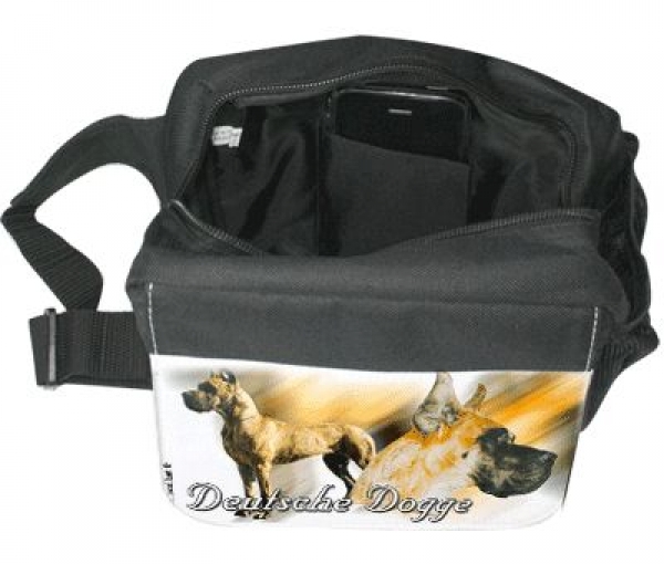 Gürteltasche / Bauchtasche Deutsche Dogge gelb / gestromt 3