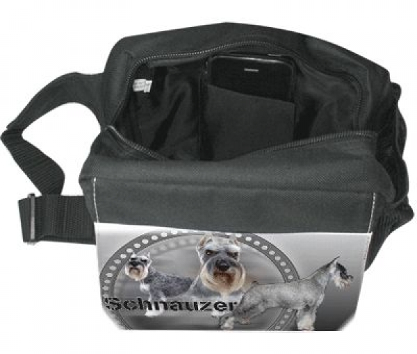 Gürteltasche / Bauchtasche Schnauzer 5 Pfeffer-Salz