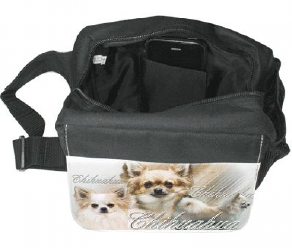 Gürteltasche / Bauchtasche Chihuahua 1 Langhaar