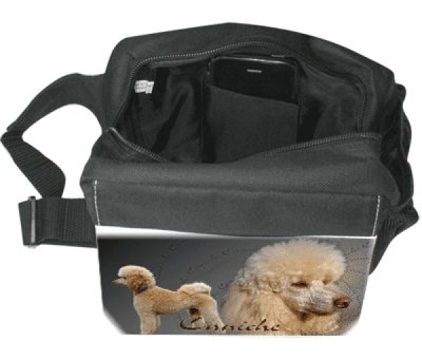 Gürteltasche / Bauchtasche Pudel 2 Apricot