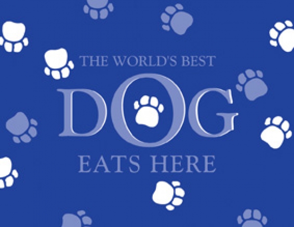 Große Futternapfunterlage The Worlds Best Dog Eats Here
