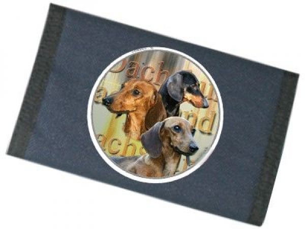 Männer Geldbörse Brieftasche Kurzhaar Dackel Dachshund Teckel