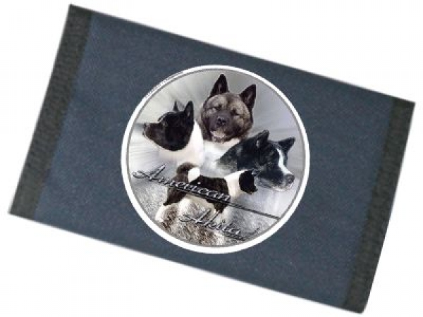 Männer Geldbörse Brieftasche American Akita