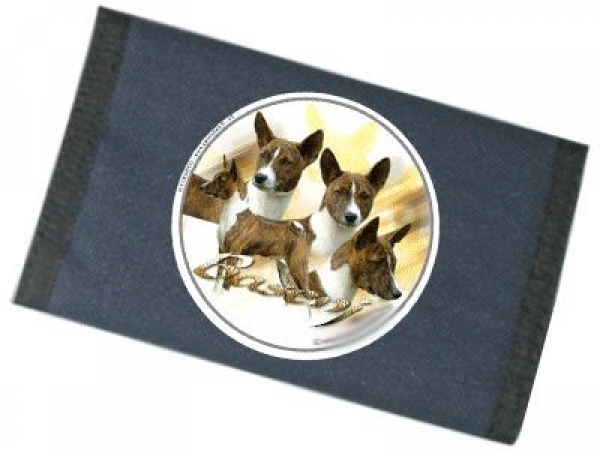 Männer Geldbörse Brieftasche Basenji