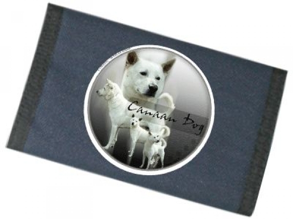 Männer Geldbörse Brieftasche Canaan Dog / Kanaanhund