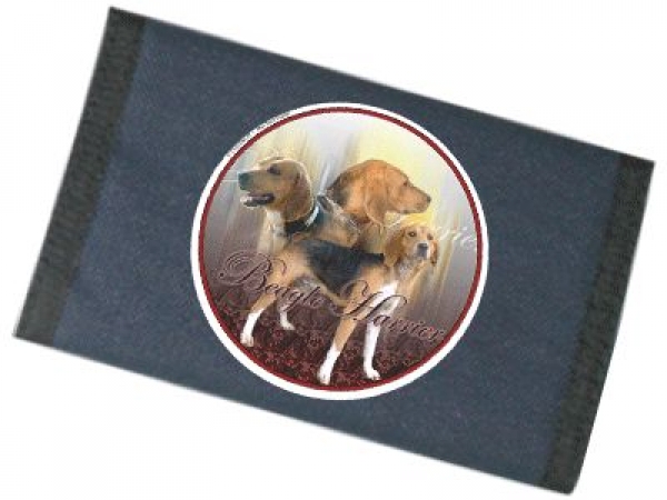 Männer Geldbörse Brieftasche Beagle Harrier