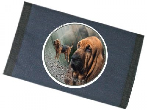 Männer Geldbörse Brieftasche Bloodhound 1 / Chien de Saint Huber