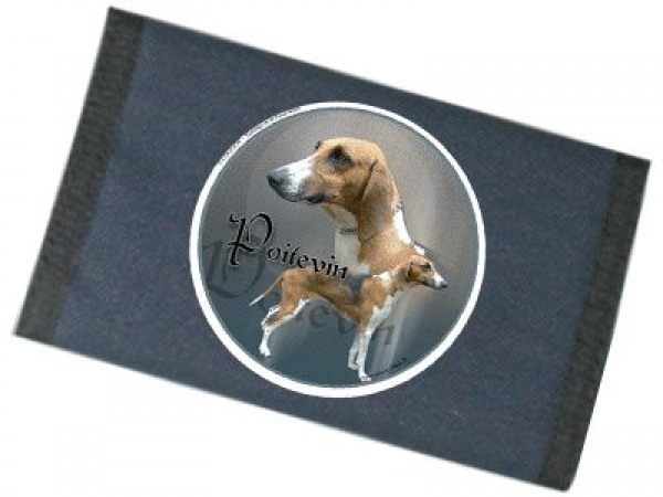 Männer Geldbörse Brieftasche Poitevin Hund