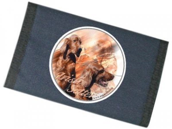 Männer Geldbörse Brieftasche Irish Red Setter 1