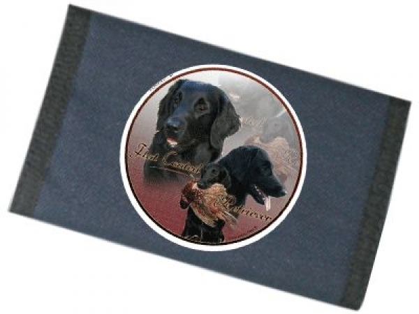 Männer Geldbörse Brieftasche Flat Coated Retriever 2