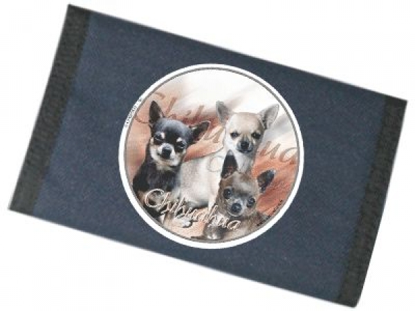 Männer Geldbörse Brieftasche Chihuahua 2 Kurzhaar