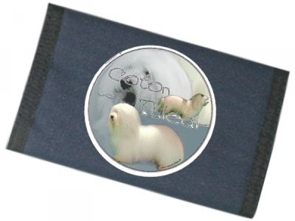 Männer Geldbörse Brieftasche Coton de Tulear