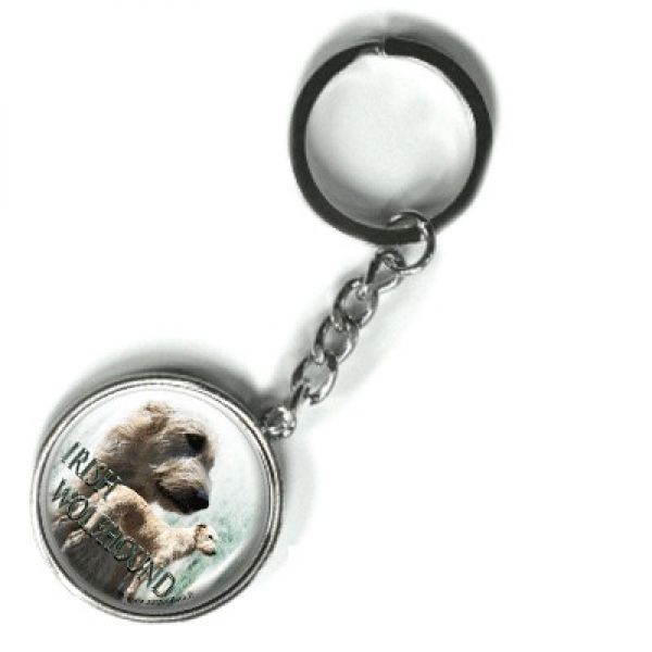 Metall Schlüsselanhänger Irish Wolfhound 2
