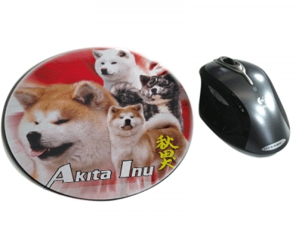 Mousepad Akita Inu 1 farb mix