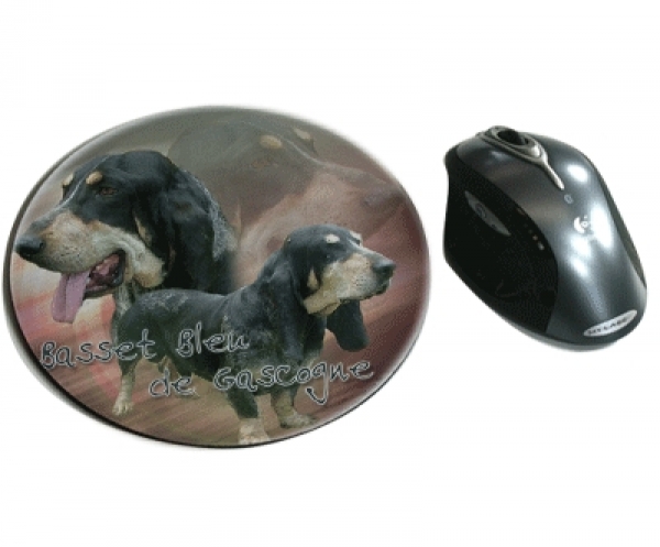 Mousepad Basset bleu de Gascogne